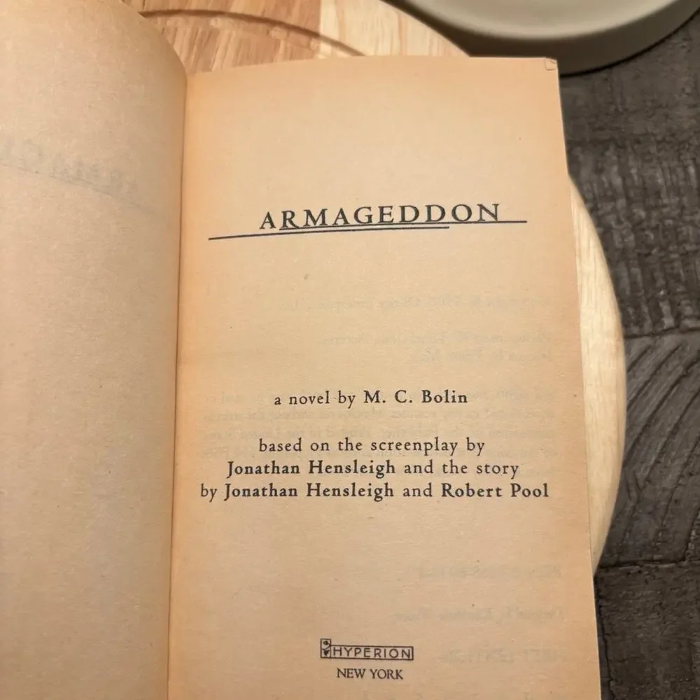 Armageddon Based on the Screenplay Copyright 1998